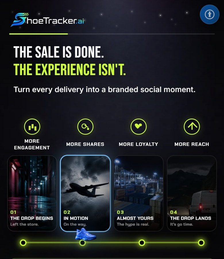 ShoeTracker.AI home screen
